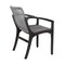 Armen Living Sachi and Brighton 5 Piece Dining Set in Dark Eucalyptus Wood with Gray Rope 840254332409 - alternate 9